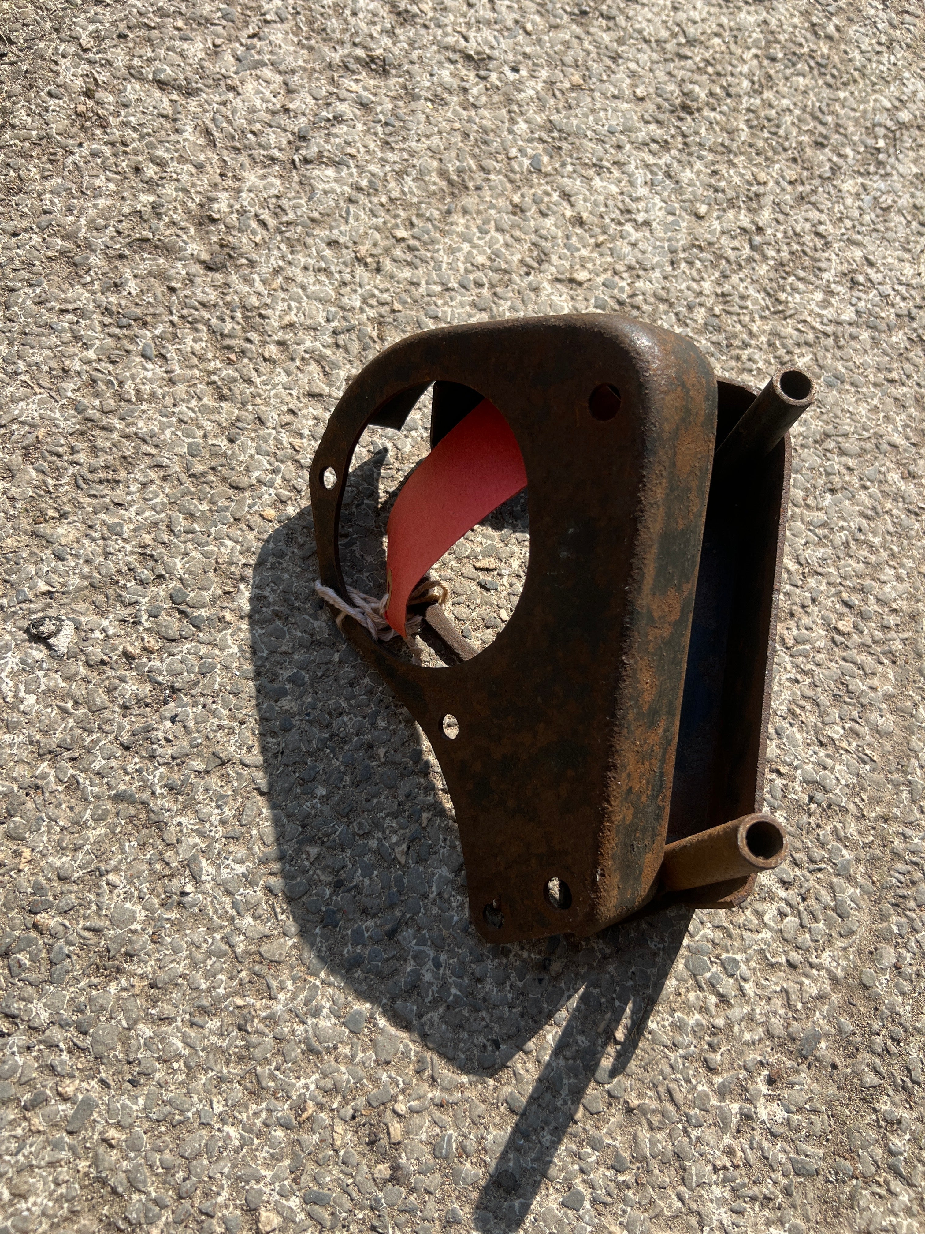 BSA A10 swinging arm frame front engine plates Second hand pair