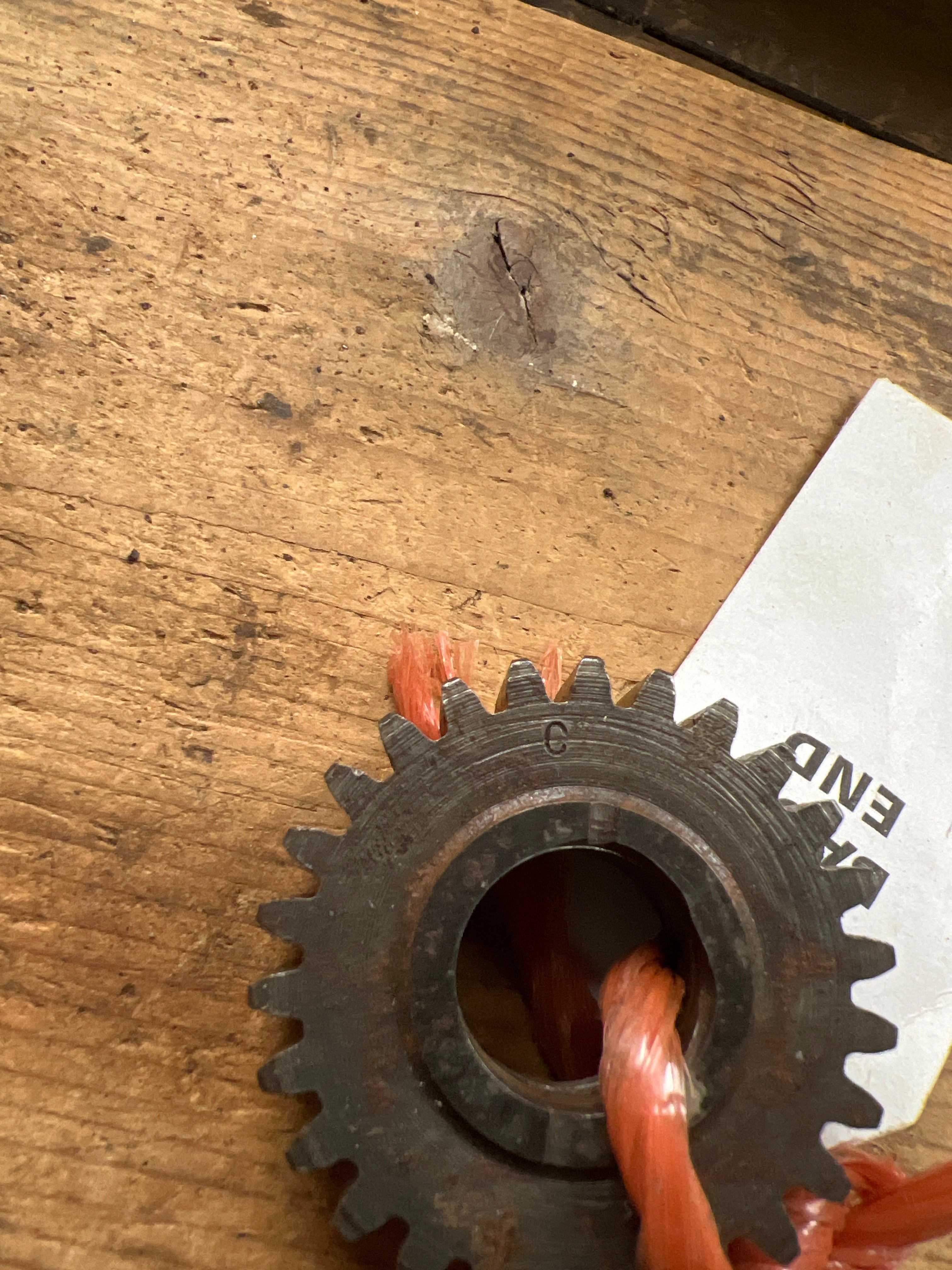 BSA C15 scrambles gearbox Layshaft spinning gear 26T 40-3132