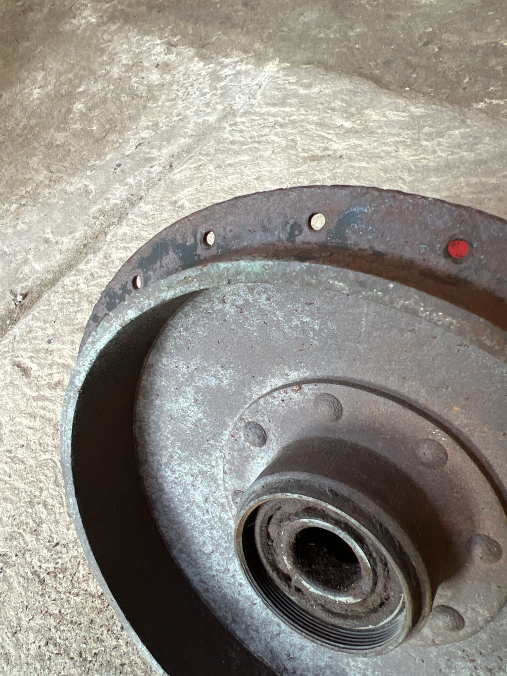 BSA 7” single sided front hub