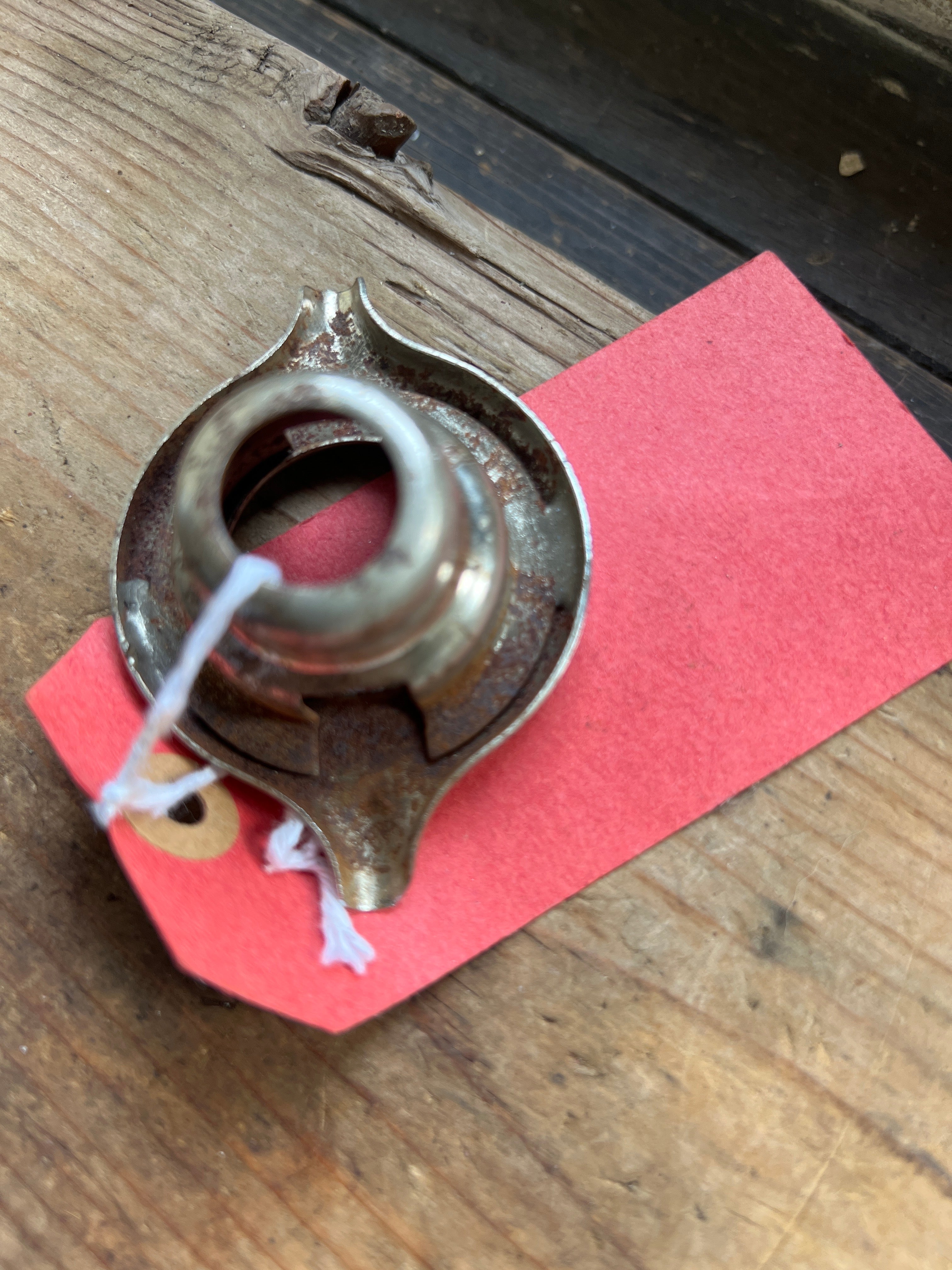 BSA B50SS A65 petrol tank chrome centre bearing holder
