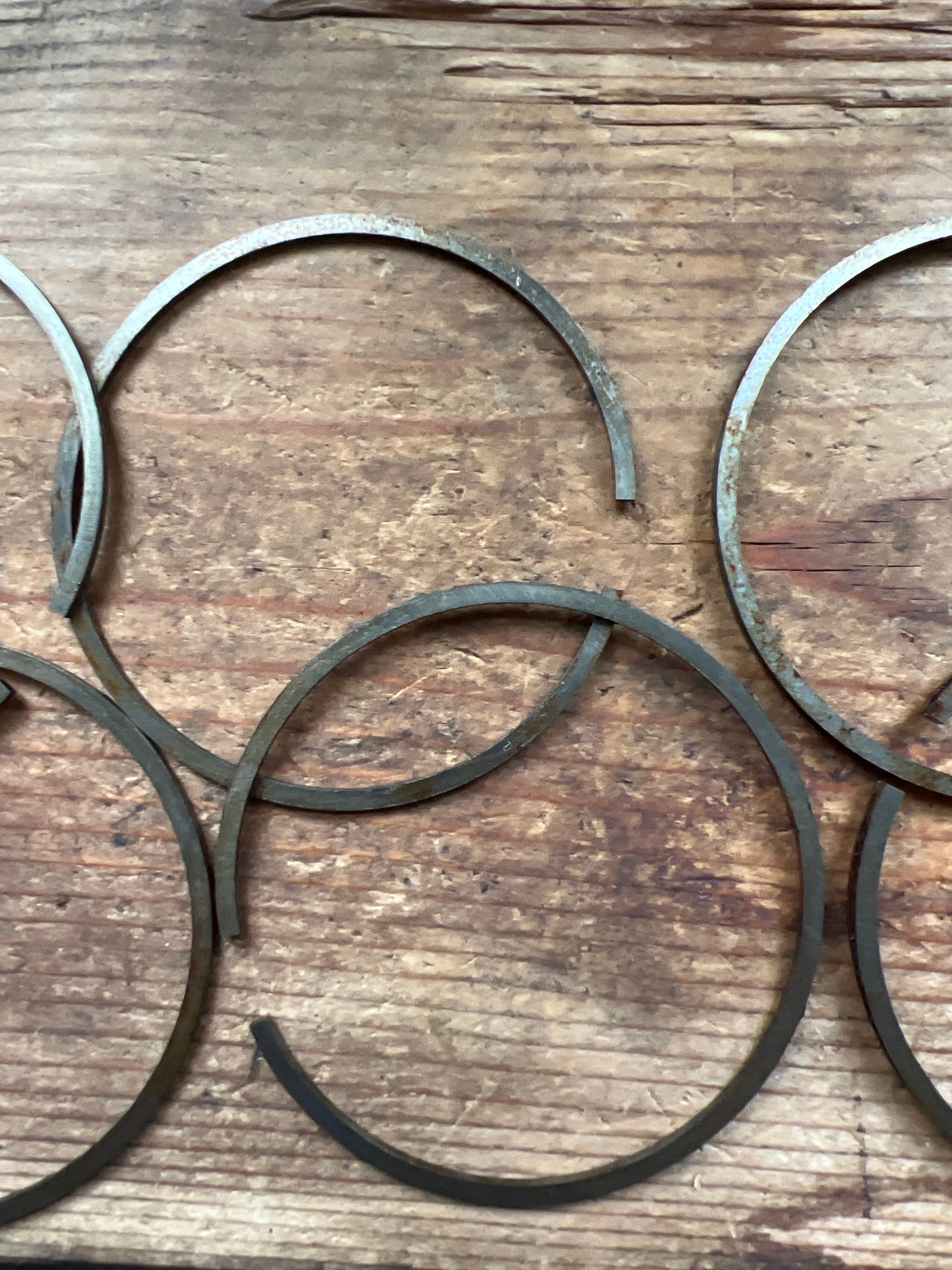 Triumph 650 Twin standard piston ring set NOS