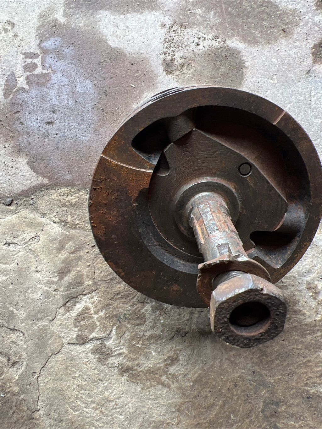 BSA B25 crank shaft