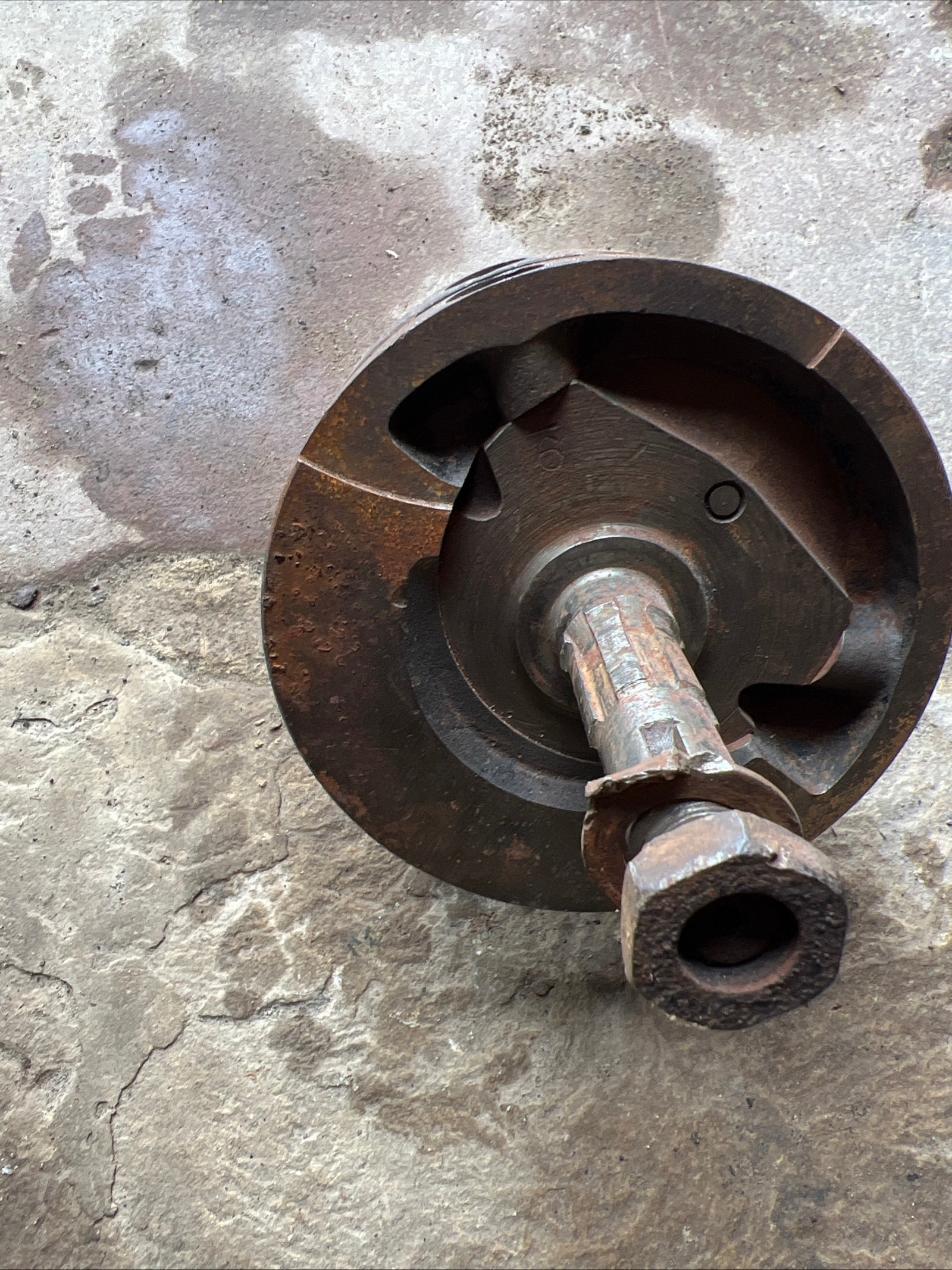 BSA B25 crank shaft