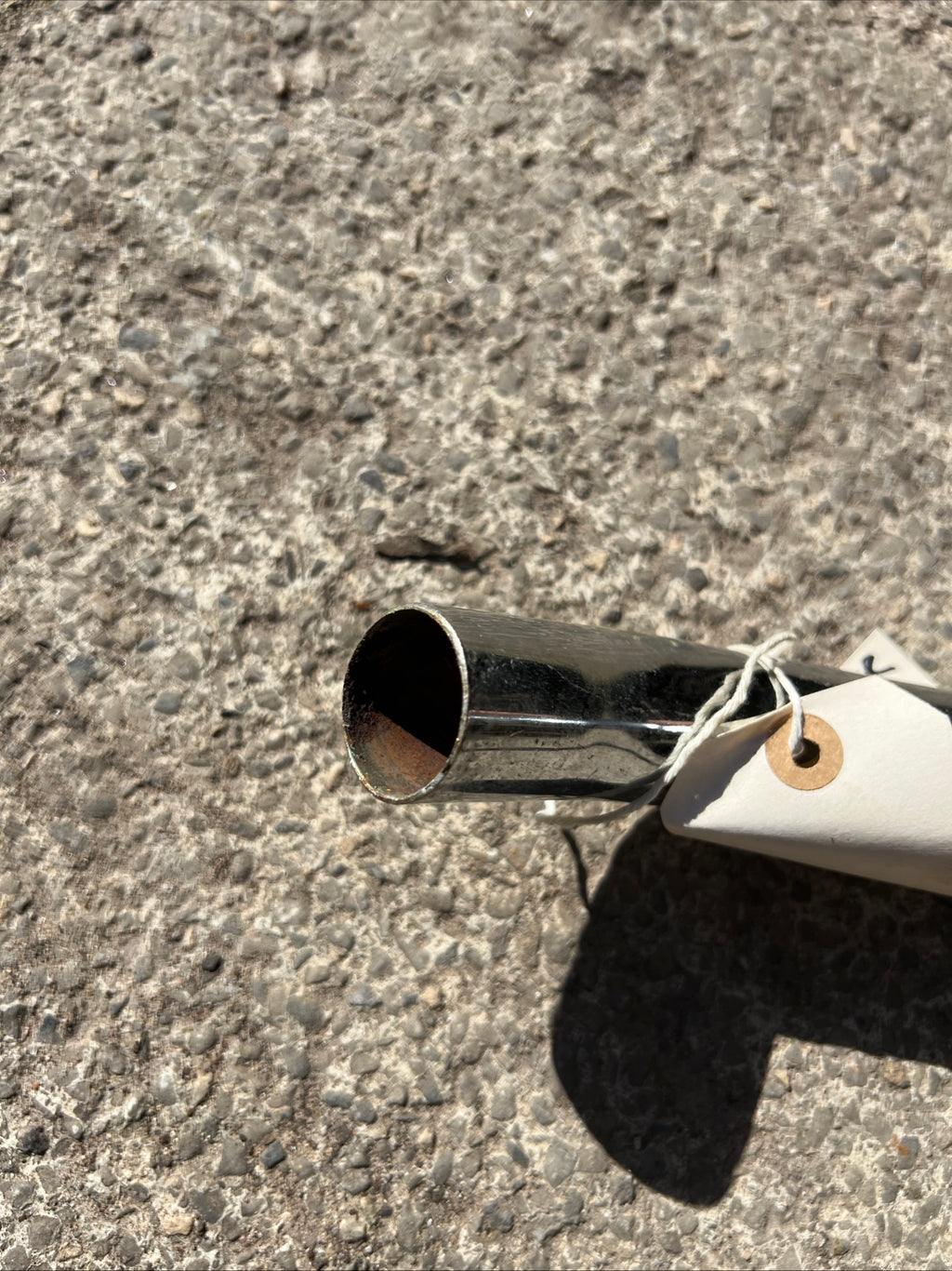 Triumph TR5T adventurer Siamese short exhaust pipe