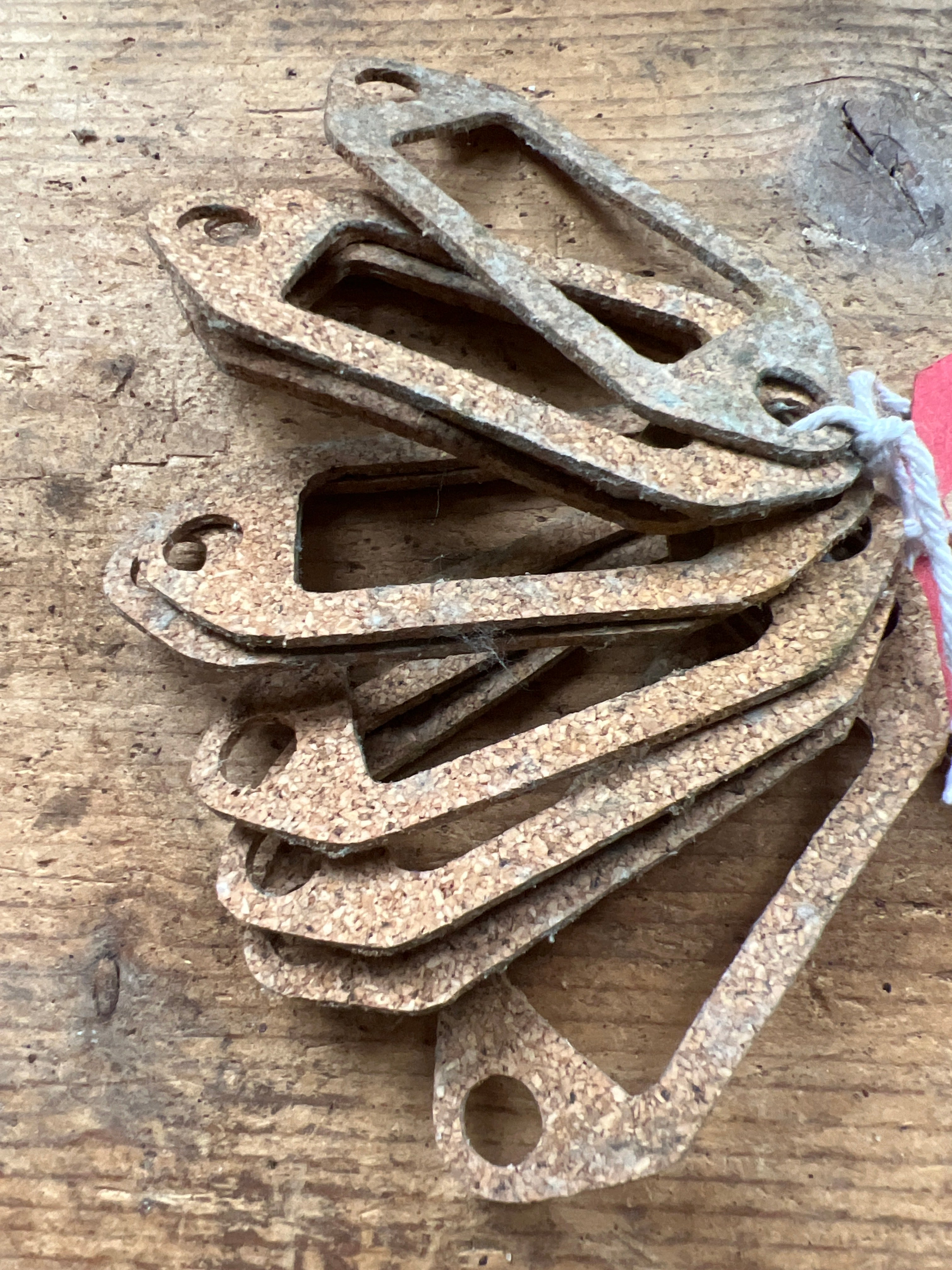 Triumph Tiger Cub BSA C15 57-1148 gearbox cam plate cover cork gaskets