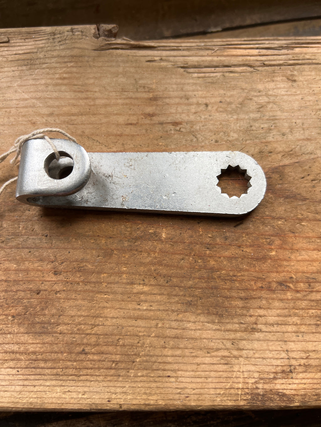 BSA C11G spring frame rear wheel brake operating lever chrome NOS