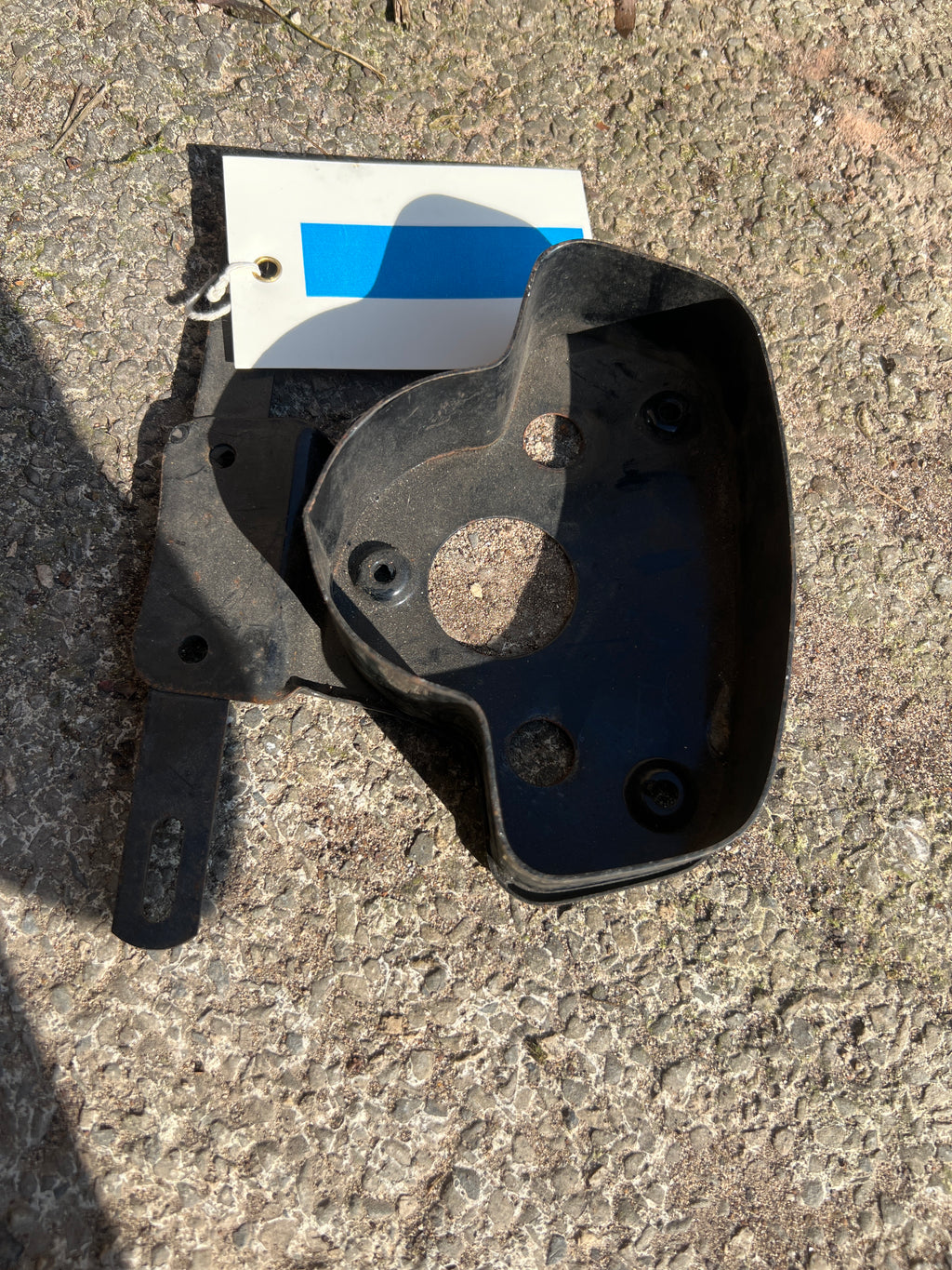 BSA Triumph export rear light & number plate bracket NOS