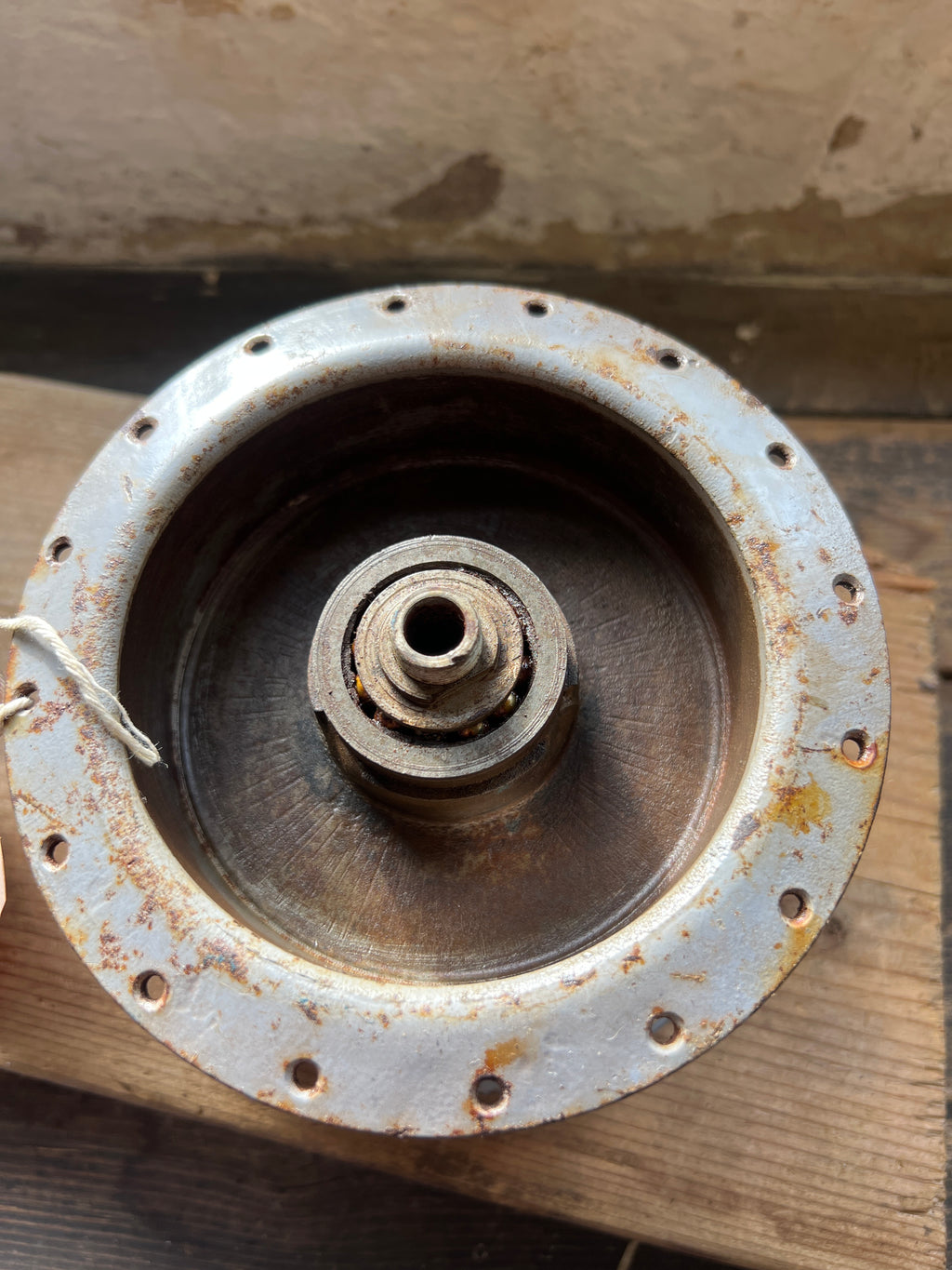 BSA Dandy 70 rear wheel hub with sprocket and sprocket & bearings