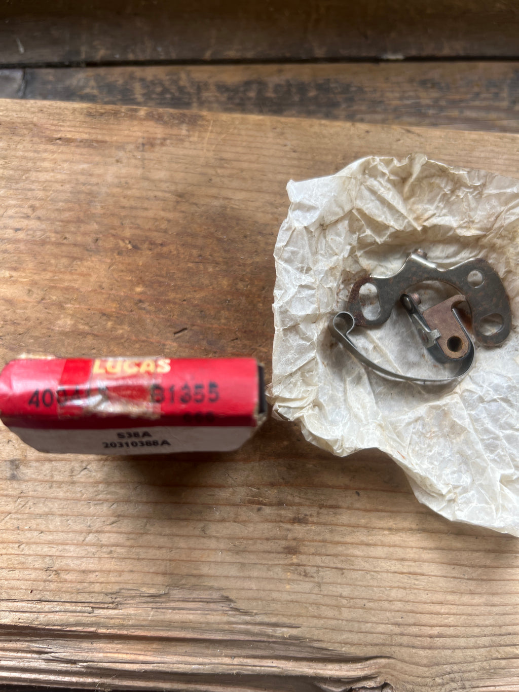 BSA C10 C11 distributor points NOS