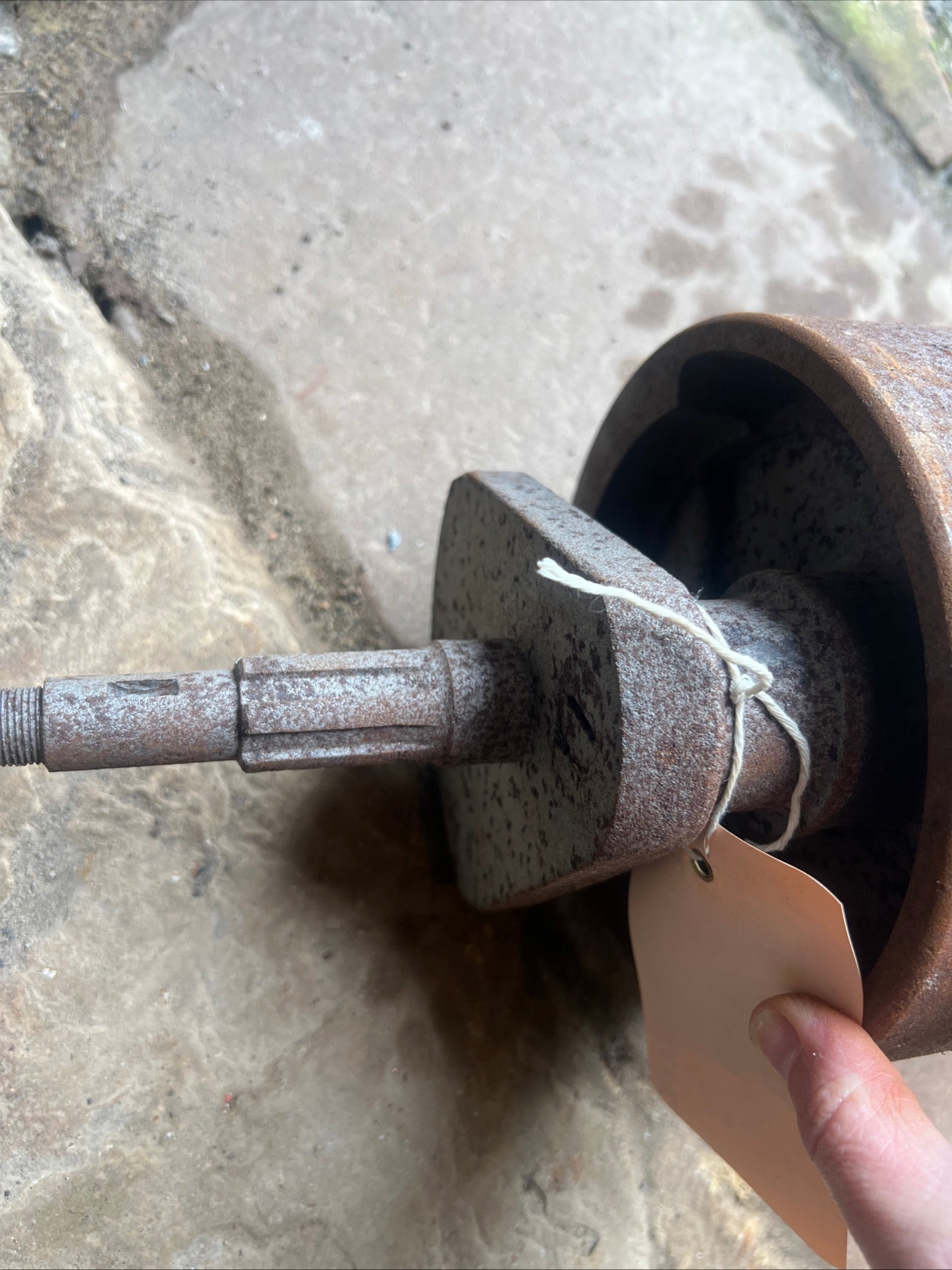 BSA A50 crankshaft with flywheel used