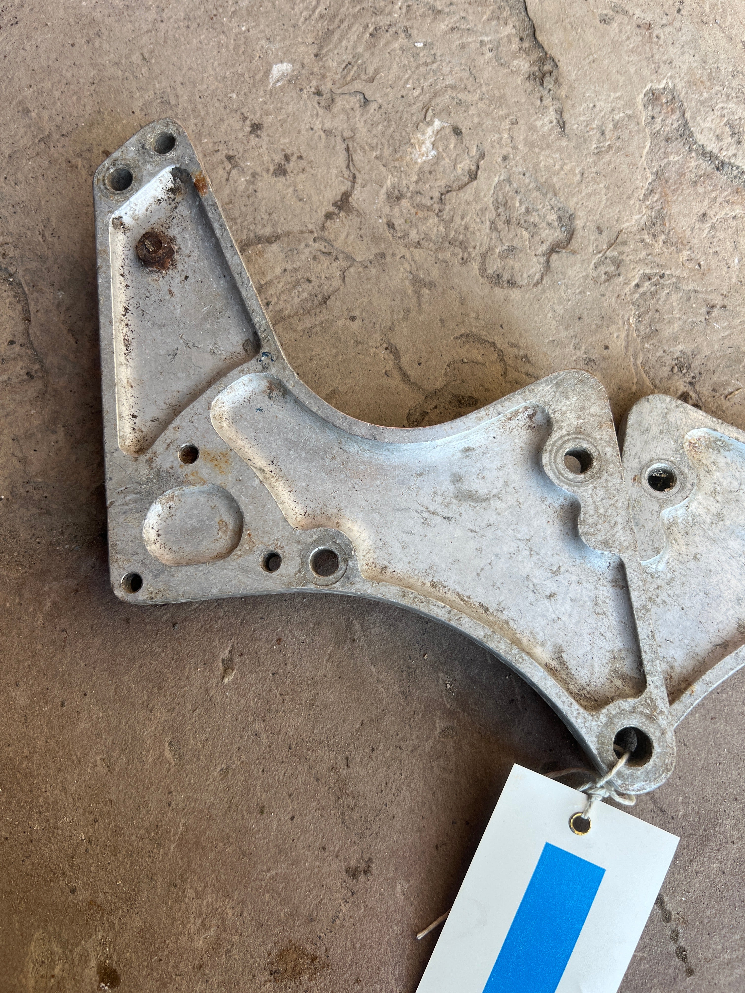 Norton Commando Alloy foot rest plates Second hand pair