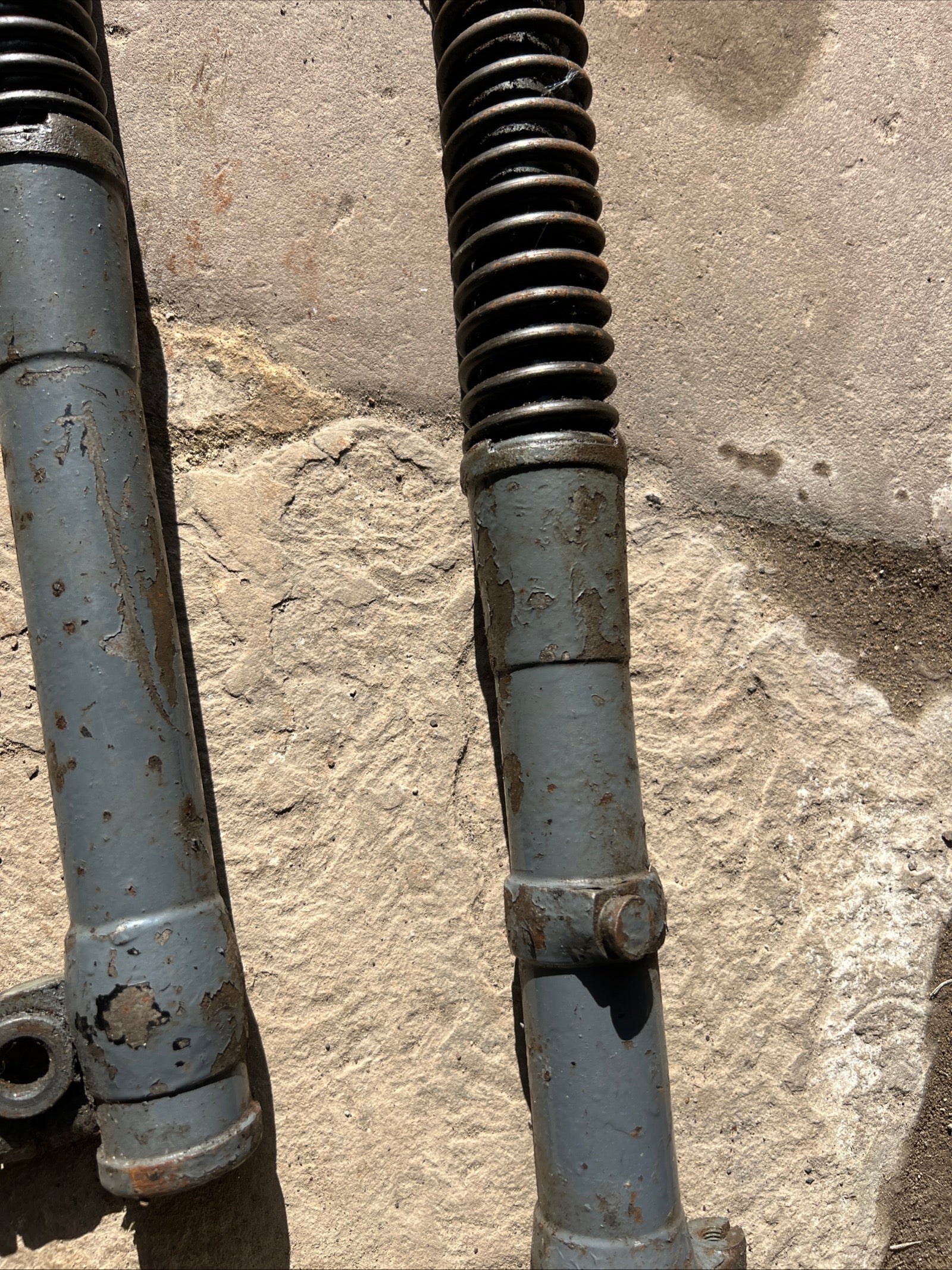 Velocette LE front fork legs used