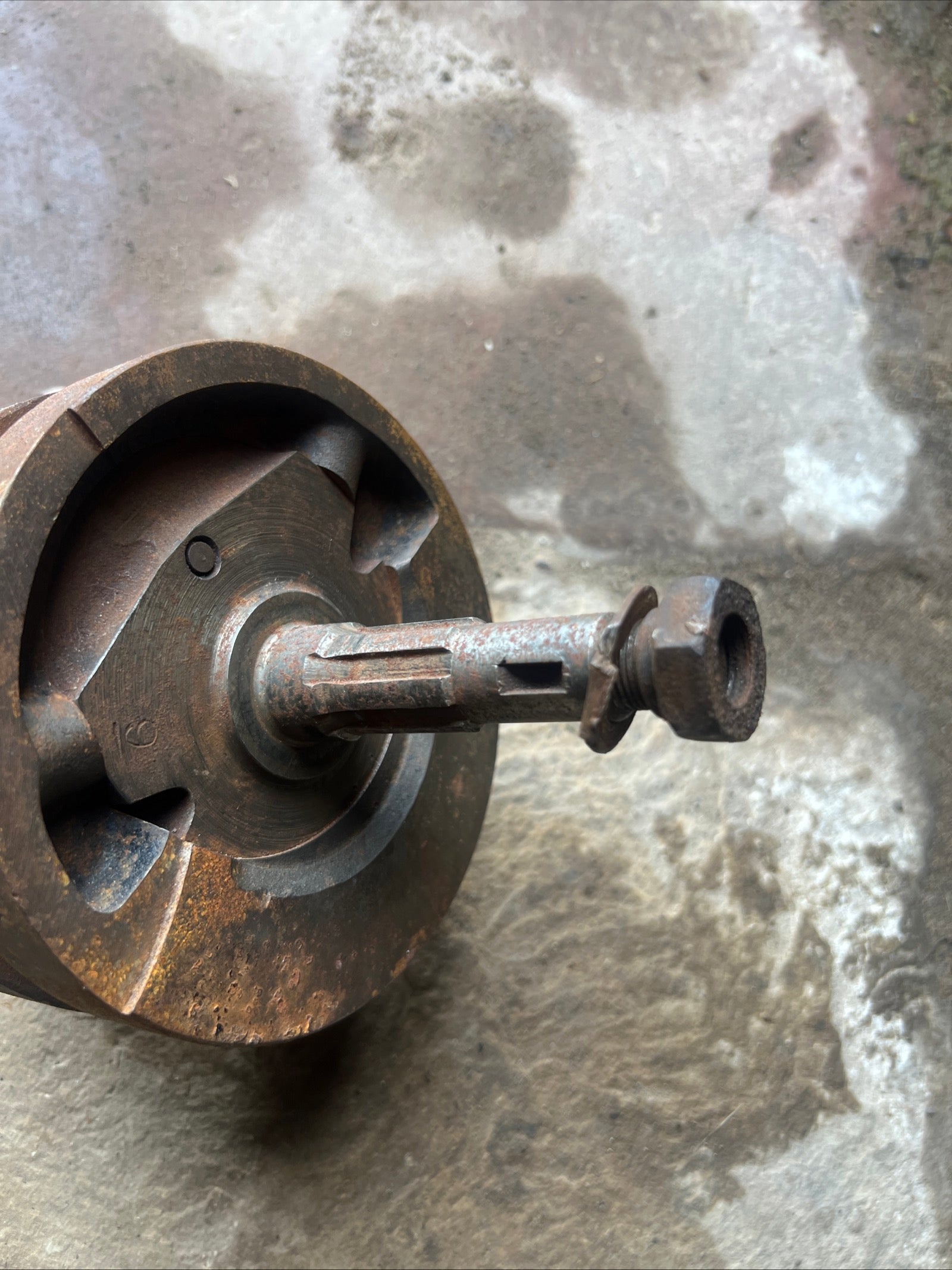 BSA B25 crank shaft