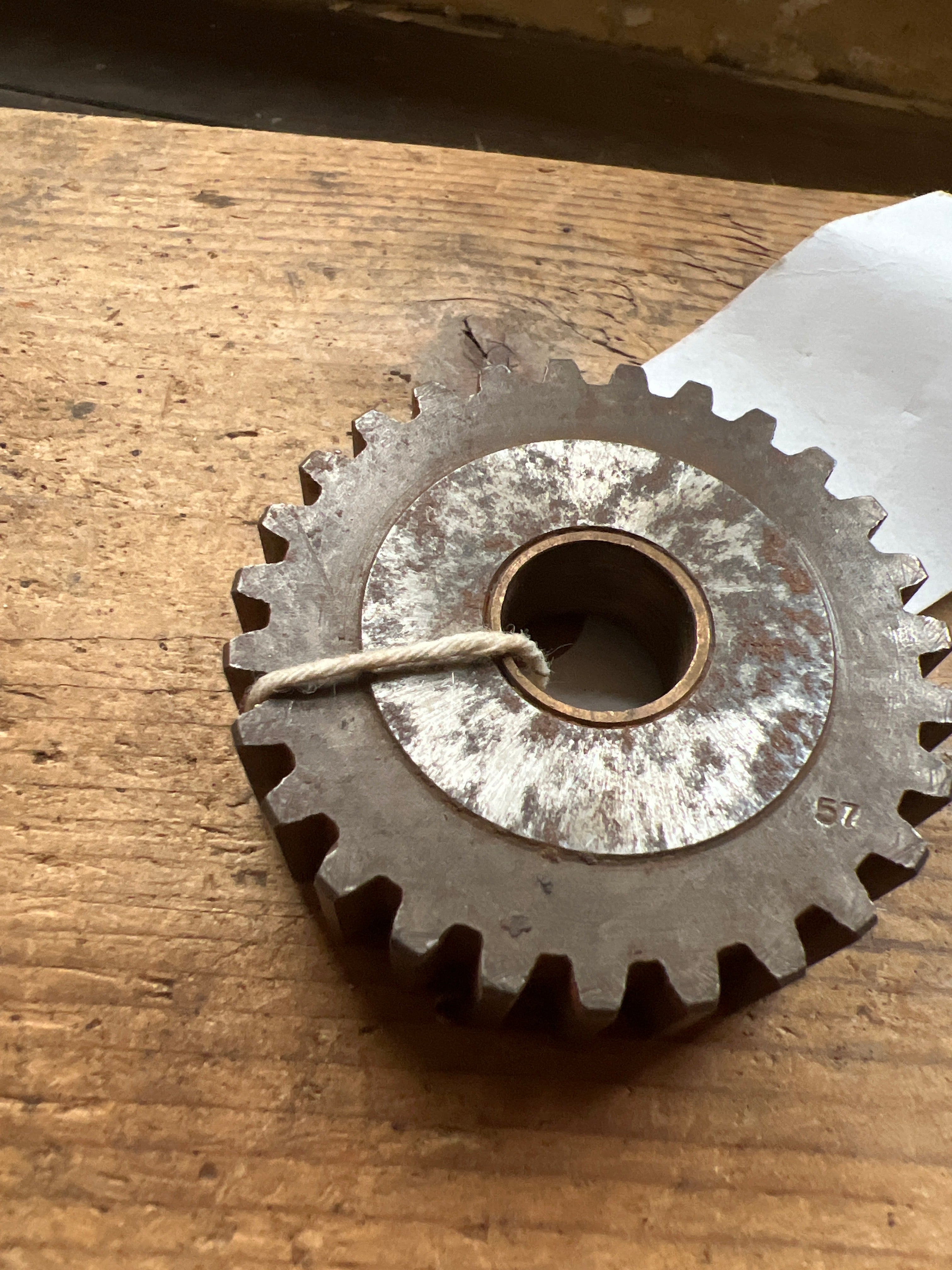 BSA B25 B44 B50 late gearbox Layshaft 1st along spinning gear 57-3874
