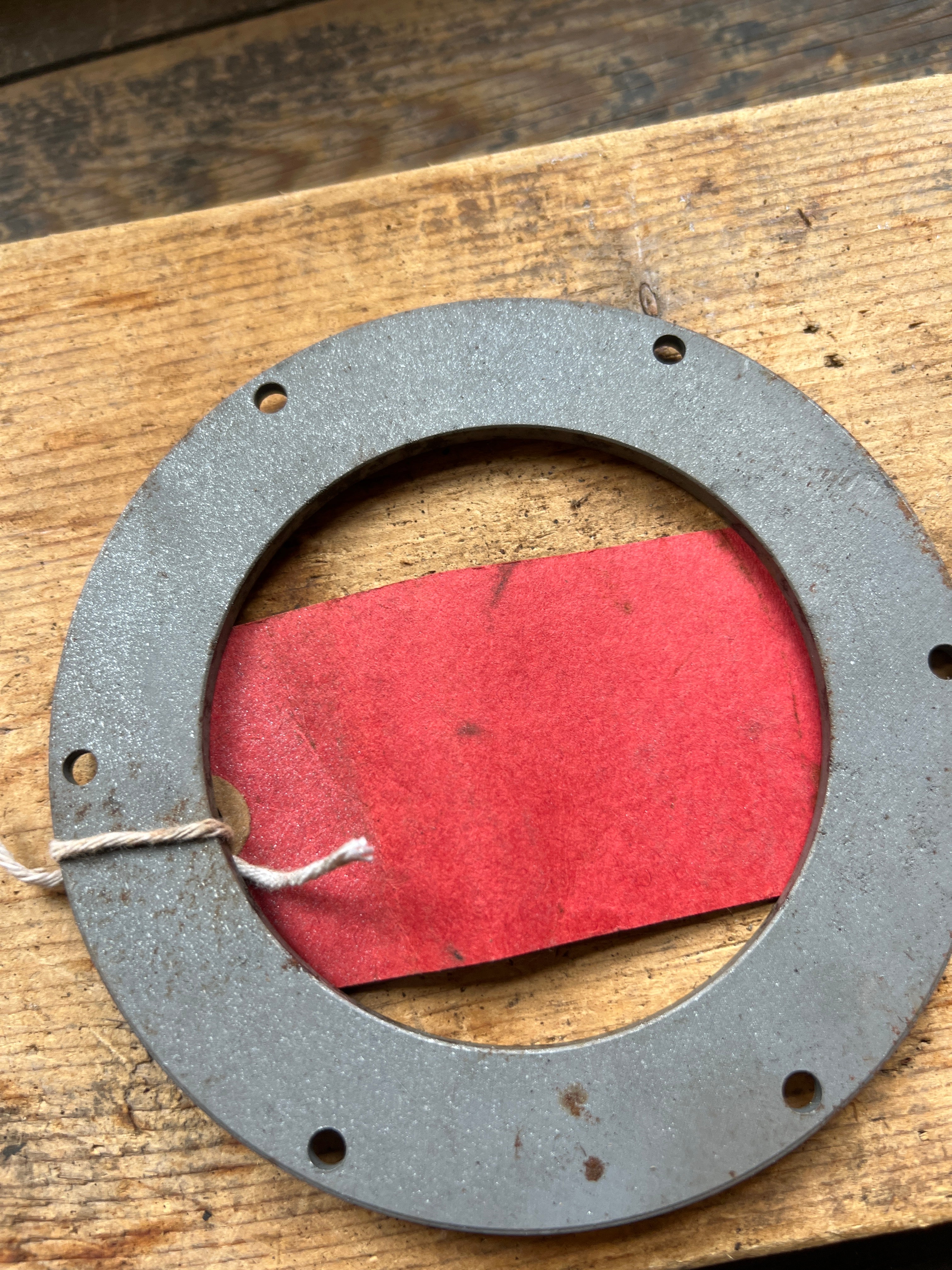 Triumph BSA Triples primary shock absorber retaining plate 57-4004