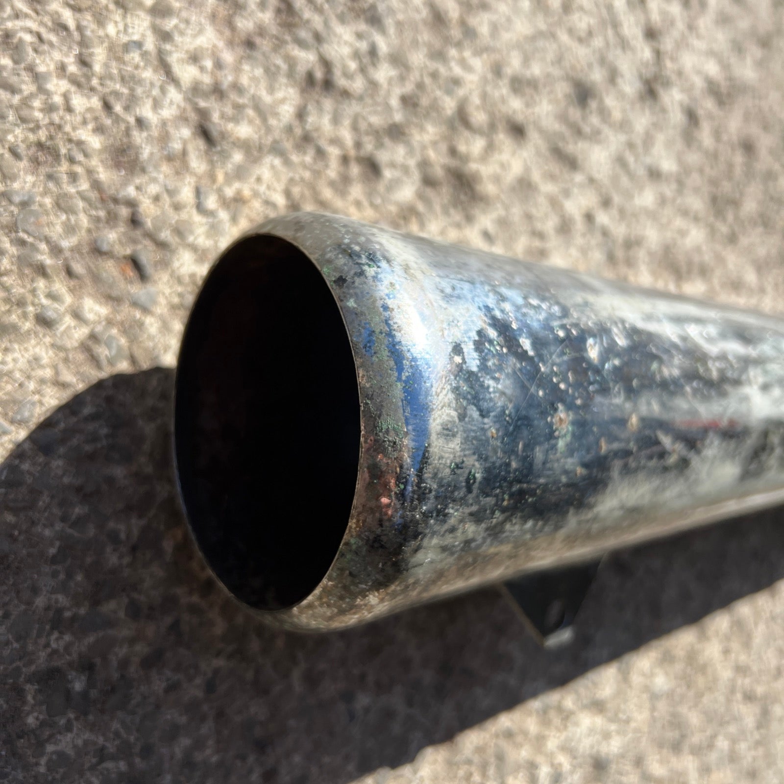 Universal megaphone silencer left hand