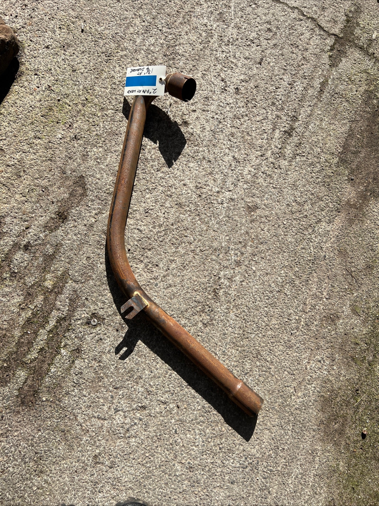 Velo viper venom swept back exhaust pipe
