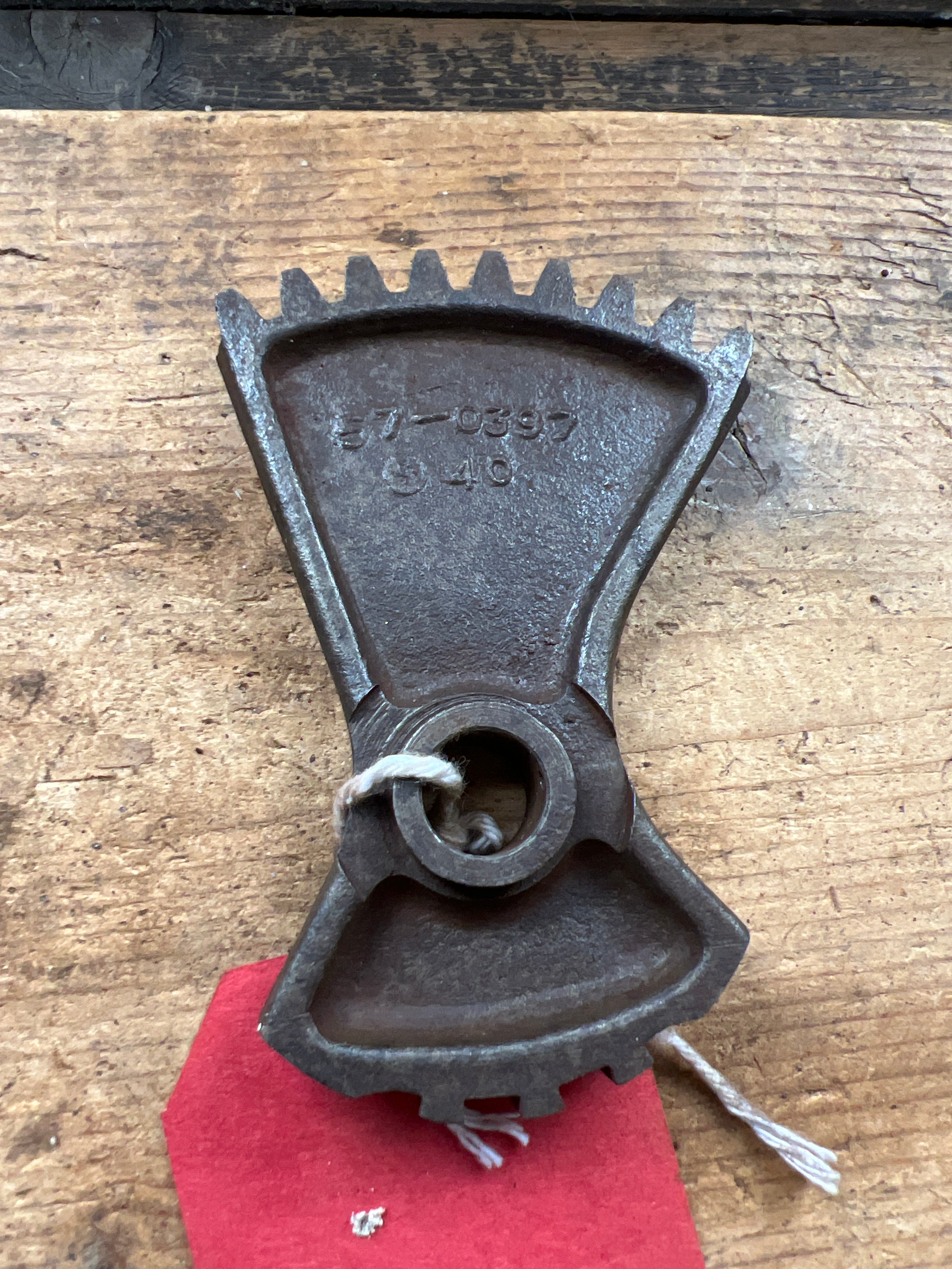 Triumph pre unit swinging arm 4 speed gearbox cam plate operating quadrant T397 & 57-0397