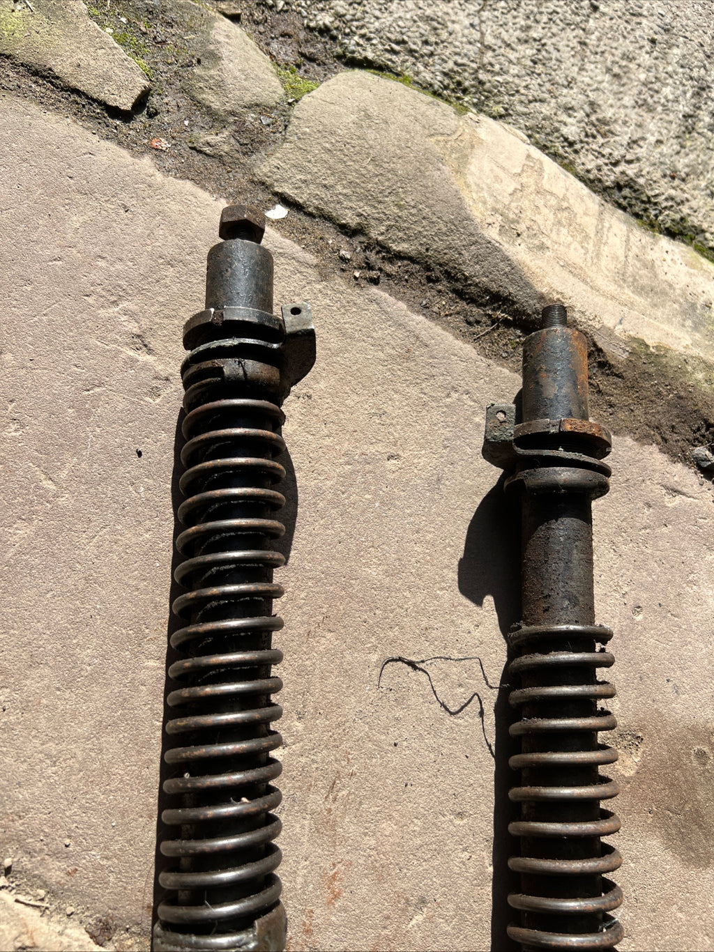 Velocette LE front fork legs used