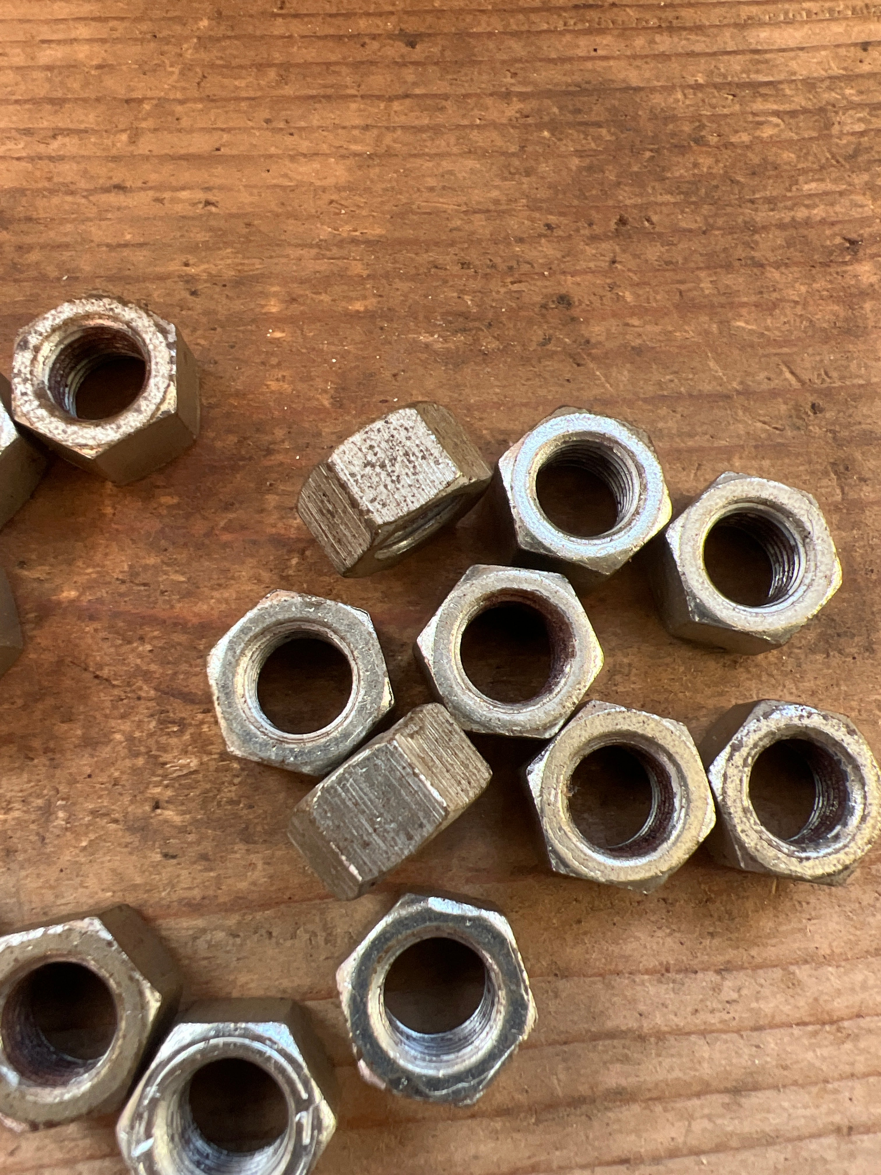 3/8” UNF nuts for BSA Triumph B25SS etc barrel studs 14-0303