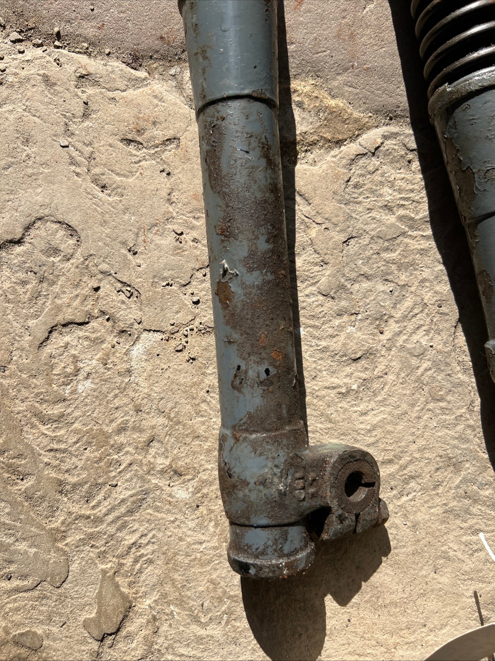 Velocette LE front fork legs used