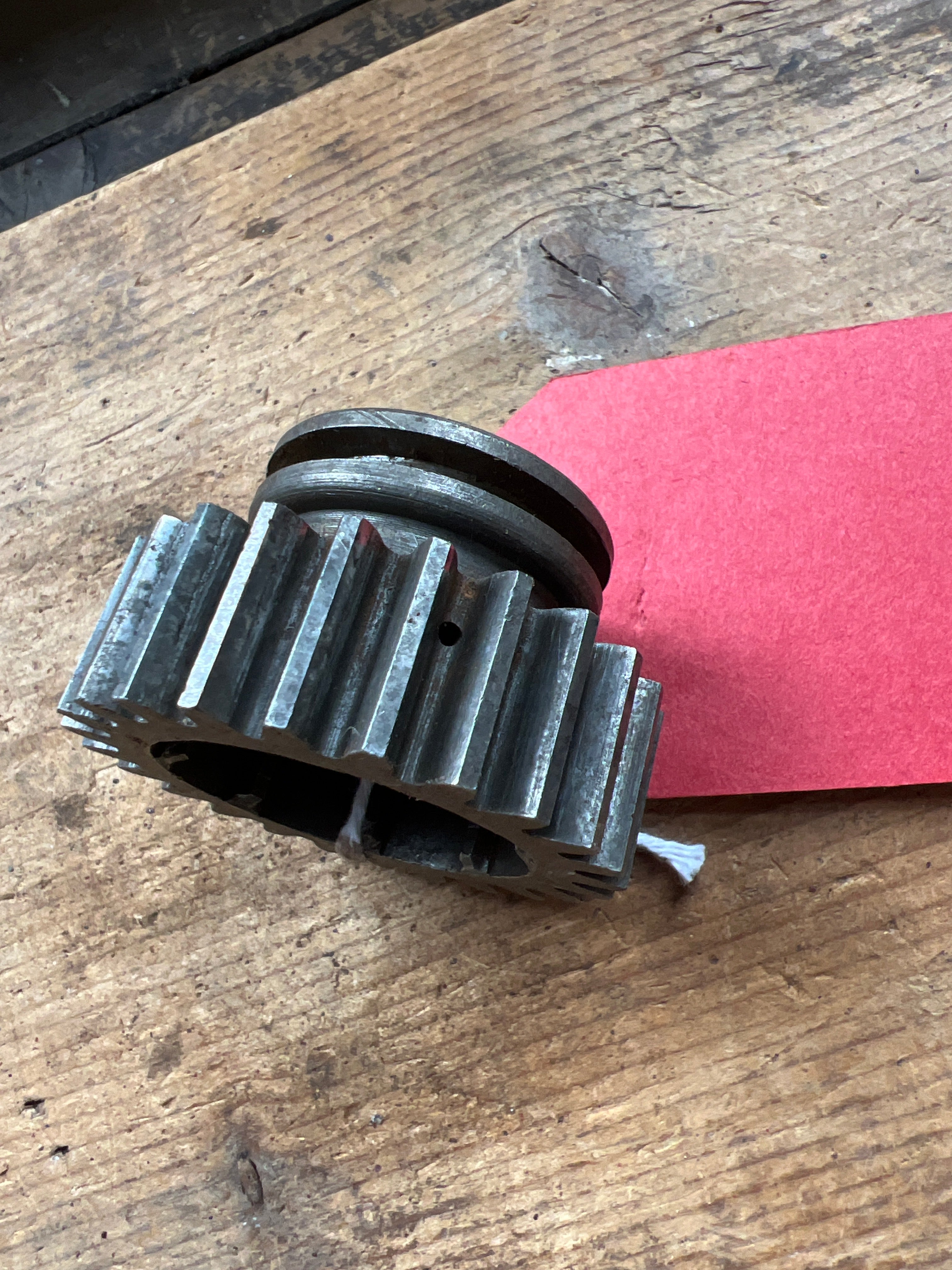 Triumph T917 4 speed gearbox mainshaft 3rd gear
