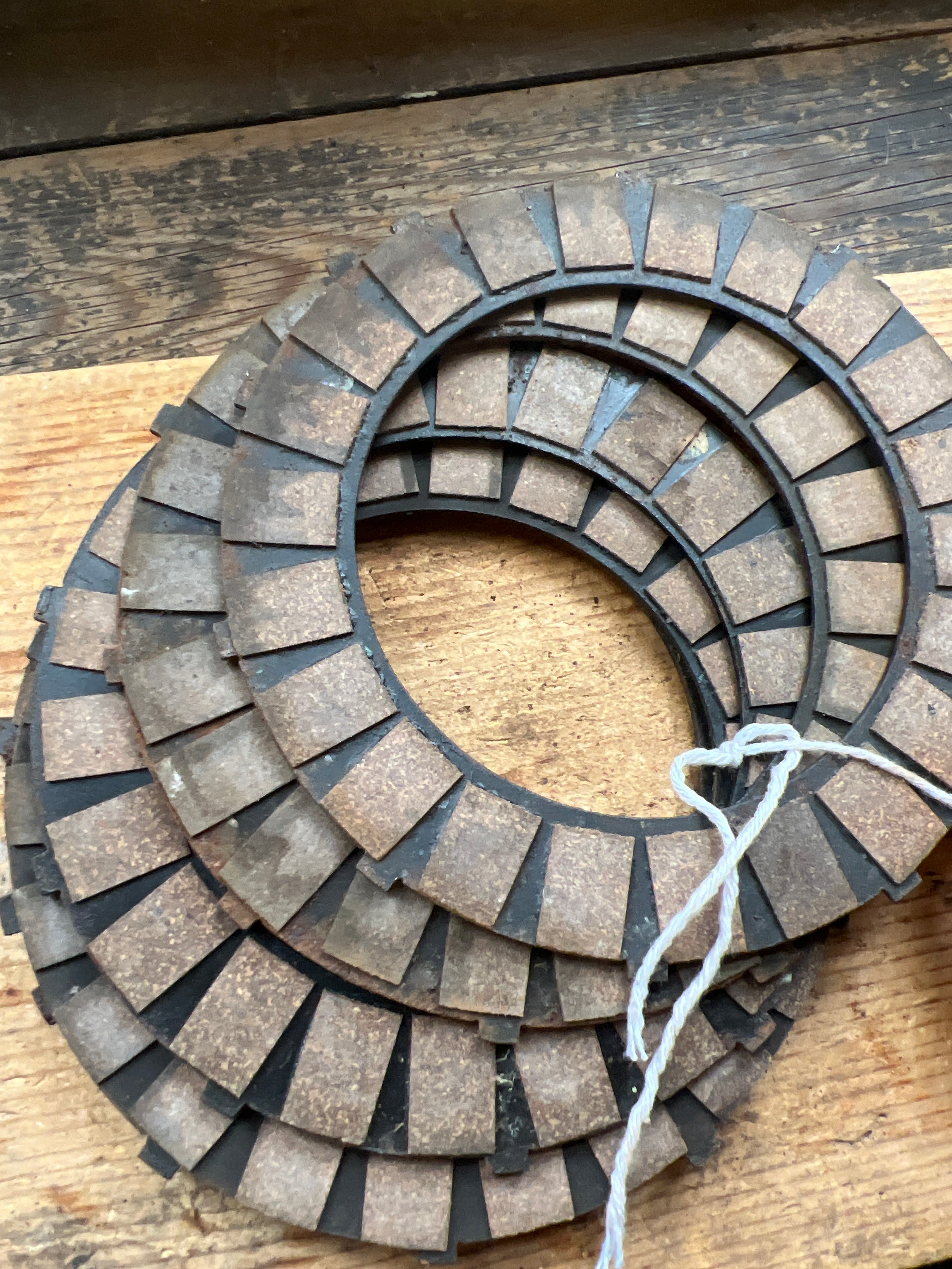 BSA C15 B40 B25 B44 Clutch friction plate set of 5 40-3233