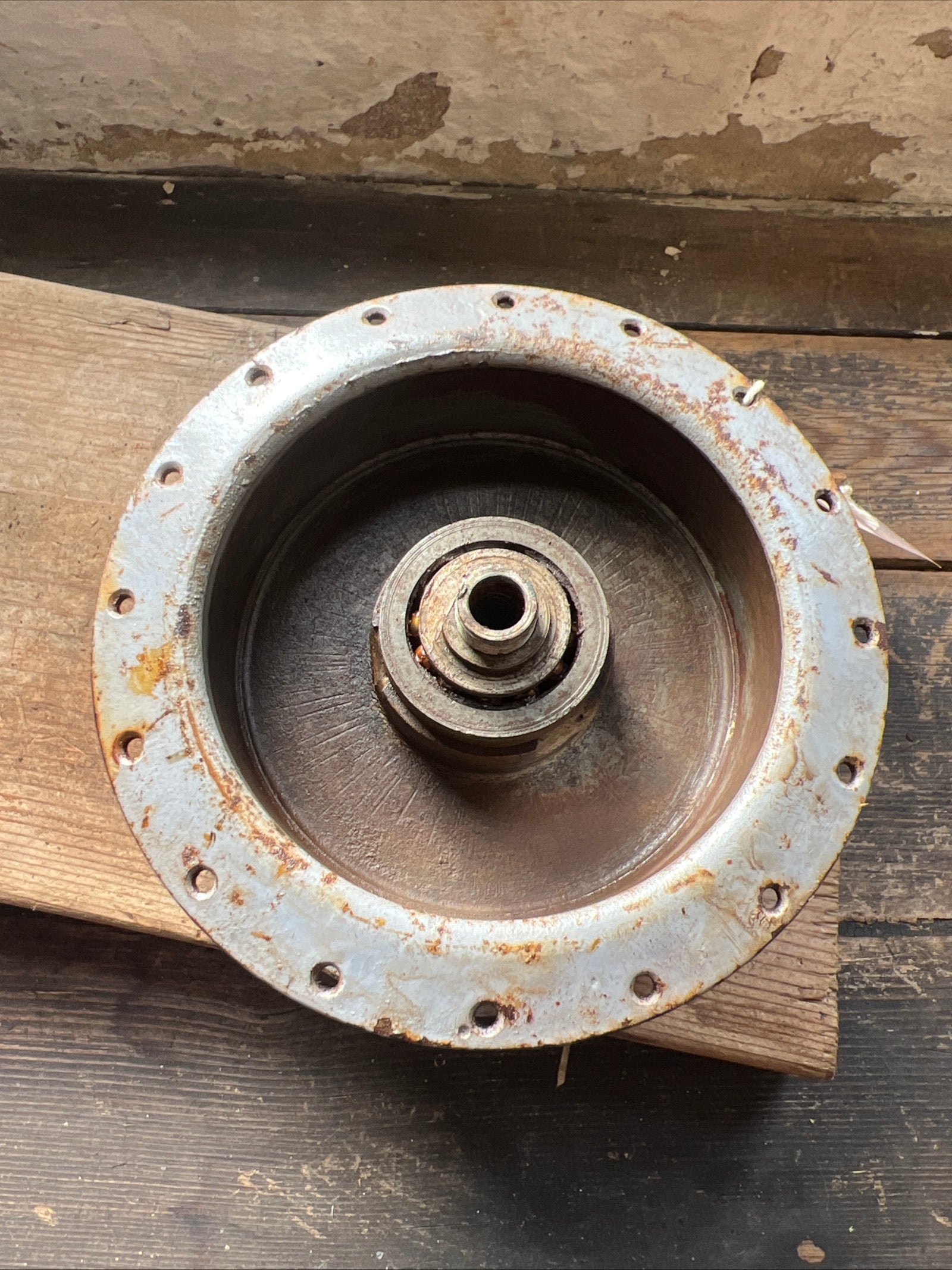 BSA Dandy 70 rear wheel hub with sprocket and sprocket & bearings