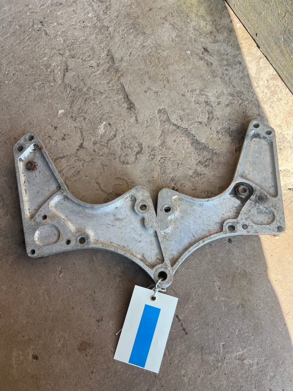 Norton Commando Alloy foot rest plates Second hand pair