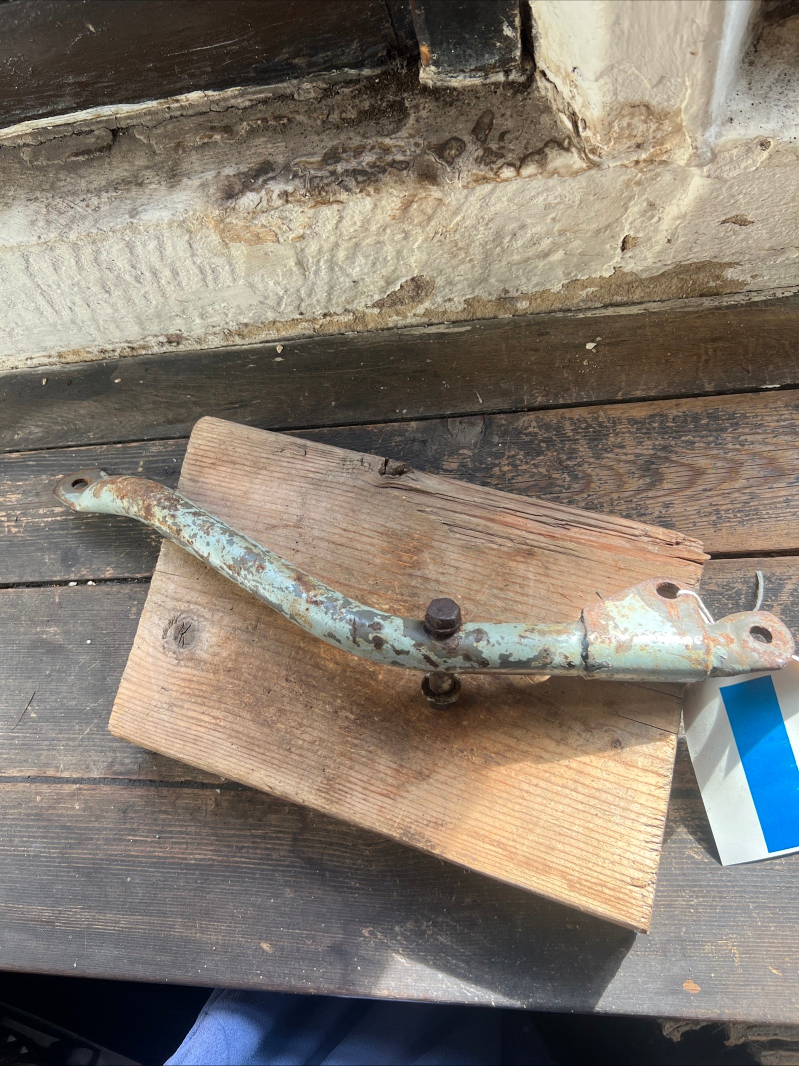 28-6732 BSA C12 Rear mudguard stay near side