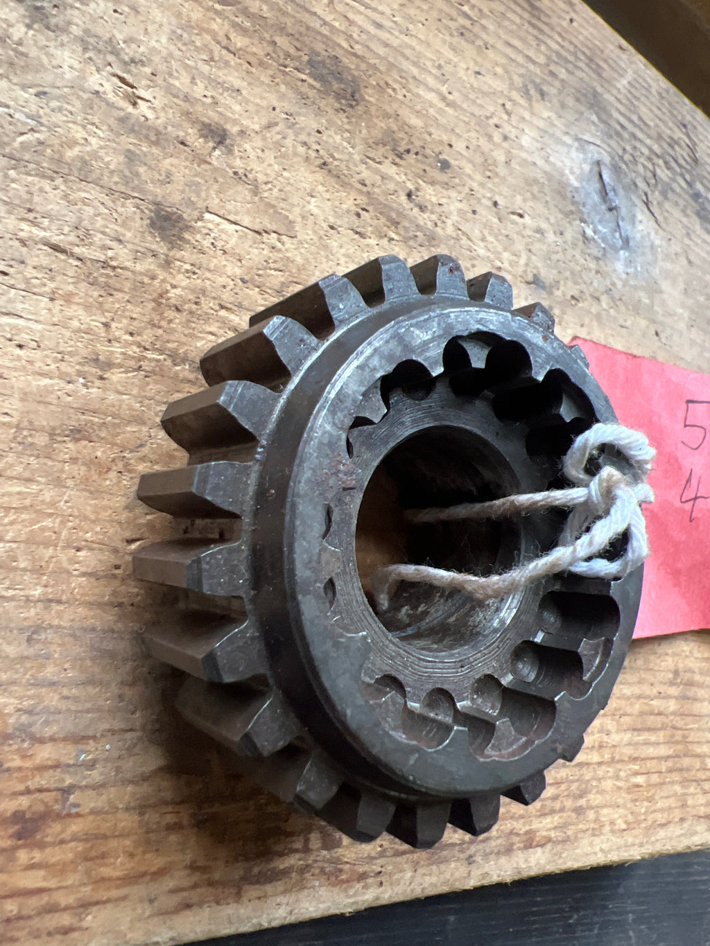 BSA gearbox plunger & swinging arm mainshaft sliding gear 24T 67-3202