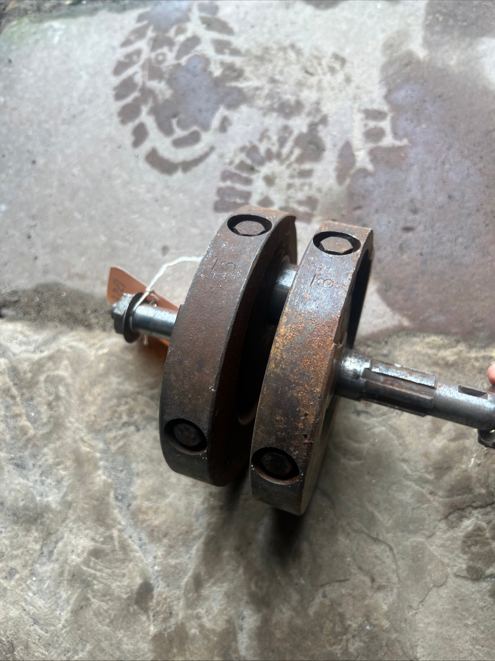 BSA B25 crank shaft