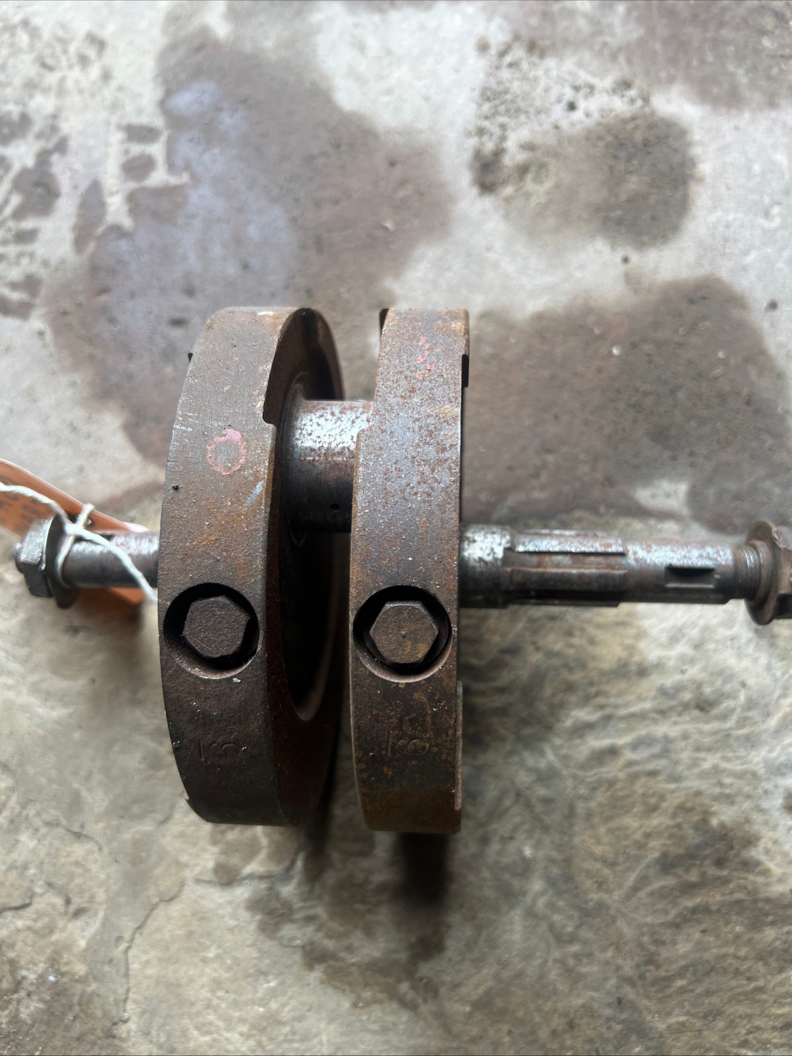 BSA B25 crank shaft