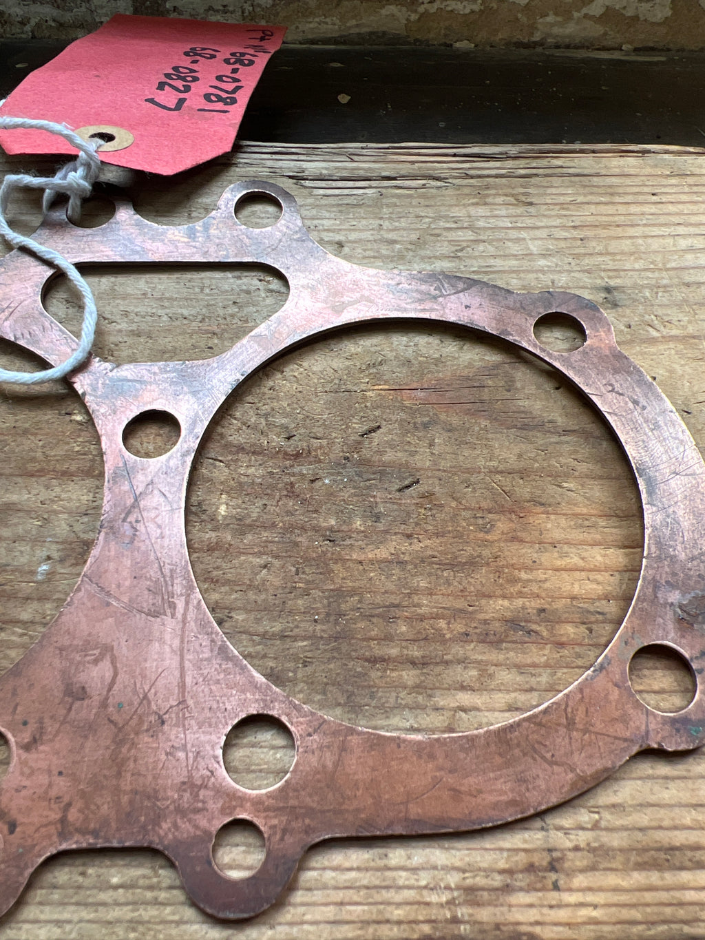BSA A65 solid copper cylinder head gasket 68-0781 68-0827 NOS