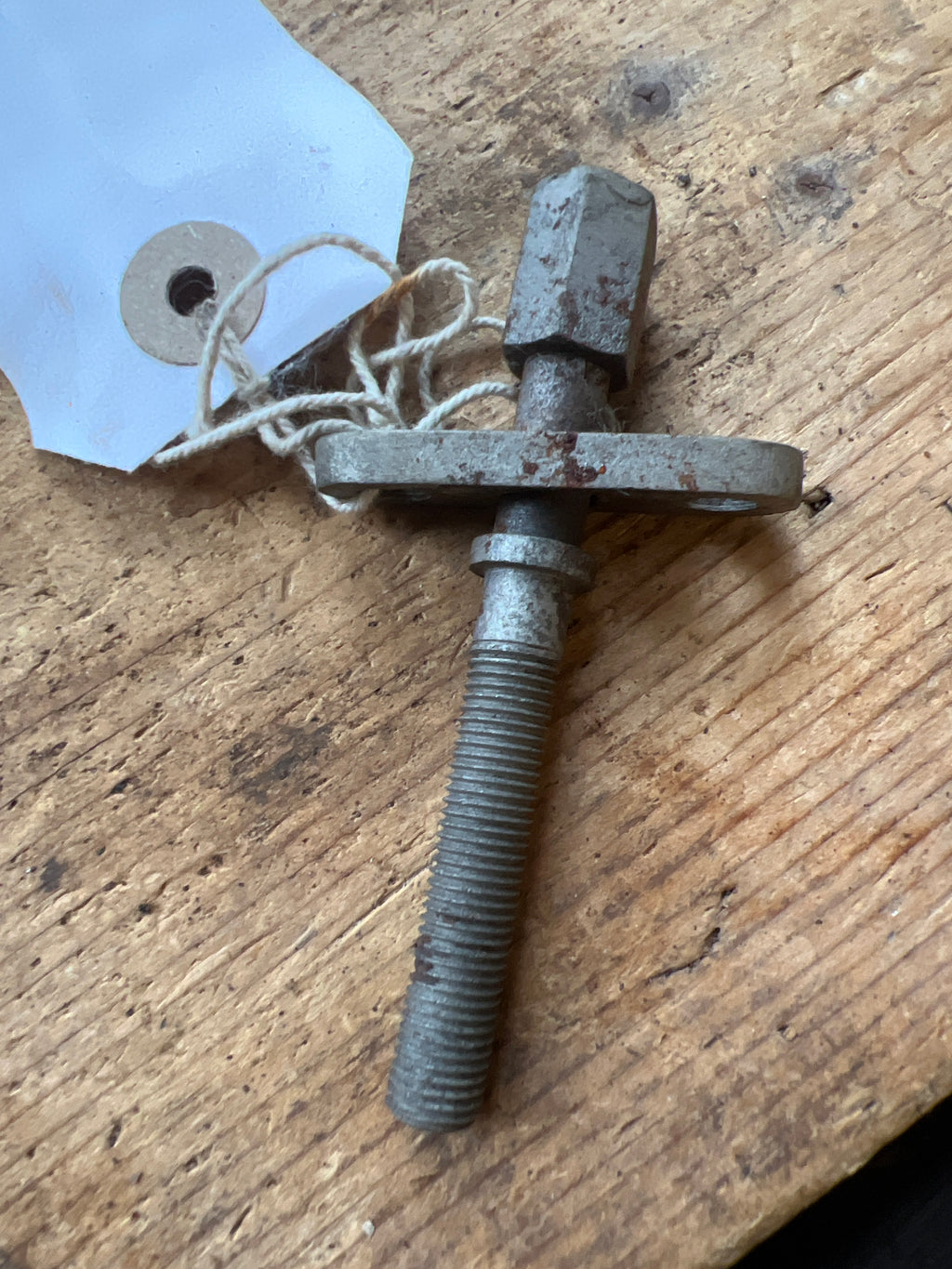Norton Rigid single dolls head gearbox top adjuster bolt and stop NOS