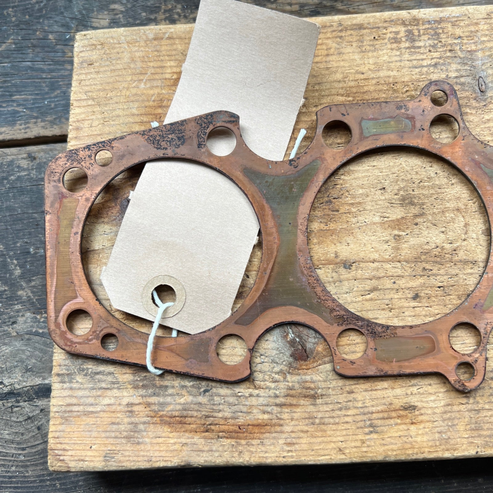 BSA Triumph T150 T160 R3 solid copper cylinder head gasket NOS