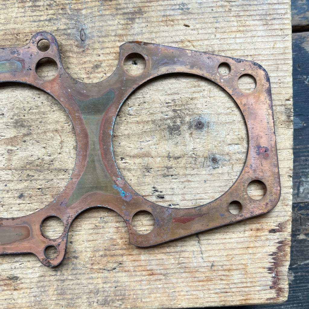 BSA Triumph T150 T160 R3 solid copper cylinder head gasket NOS