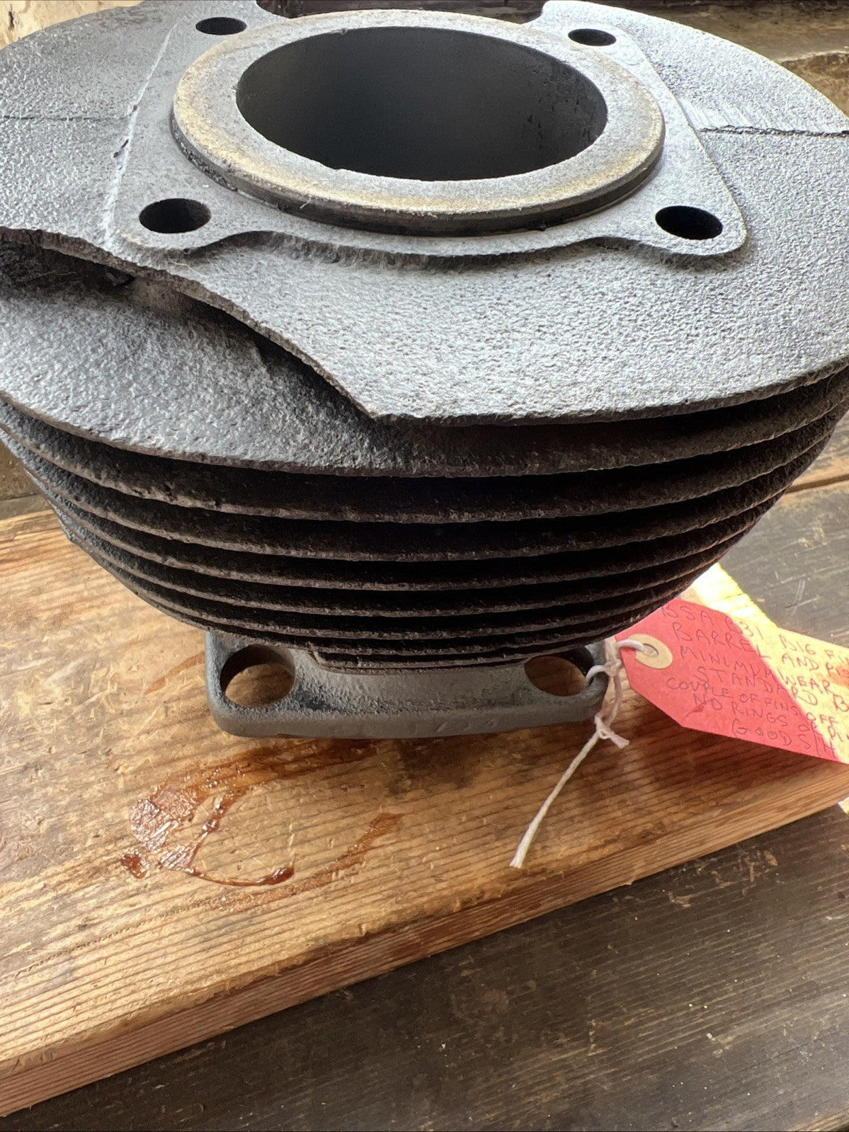 BSA B31 Big Fin Barrel And Piston